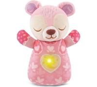 Peluche Musicale Bébé Ourson Lumi Dodo VTECH BABY, Rose, 3 en 1, Berceuses, Lumière Douce