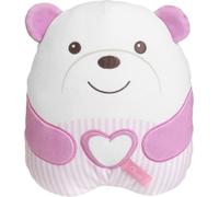 Peluche Ourson Tendre Chicco, Rose, Veilleuse et Sons de la Nature, Lavable en Machine, Dès la Naissance