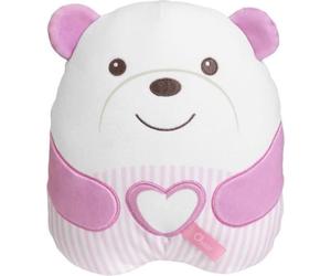 Peluche Ourson Tendre Chicco, Rose, Veilleuse et Sons de la Nature, Lavable en Machine, Dès la Naissance