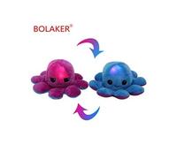 Peluche poulpe Peluches avec lumières LED,Violet et bleu