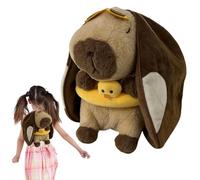 Peluche Respirante | Réglable Avec Musique Et Lumière - Mignon Capybara Peluche Jouet Respirant,Pour Chambre Anniversaire Noël Garçons Filles Adultes