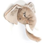 Peluche trophée Éléphant George collection Savane