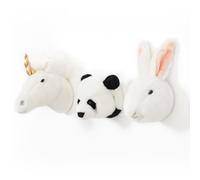 Peluche trophée mini 3 petites têtes collection Lovely