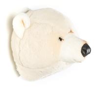 Peluche trophée Ours Blanc Basile collection Polaire