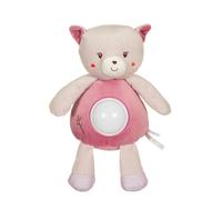 Peluche - Veilleuse Bebe Bamboo - Chat - 26 Cm Gris TU