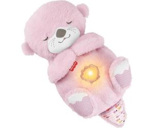 Peluche Veilleuse Bébé Loutre Câlins Bonne Nuit Fisher-Price, Rose, JLJ33