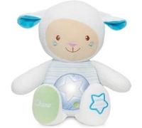 Chicco First Dreams Berceuse Peluche Mouton avec Veilleuse et Musique Relaxante, Enregistrement de la Voix et Capteur de Sommeil - Jouets pour Bébé et Enfants - dès la Naissance - Bleu