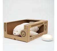 Moonie Peluche veilleuse Seal doudou bio blanc polaire 1 pièce
