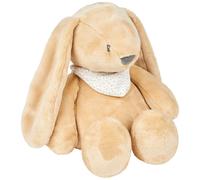 Nattou Peluche Veilleuse Lapin, Sleepy, 7 Teintes naturelles, Boîte à musique intégrée, Batterie Rechargeable USB, 19,3 x 11 x 30,5 cm, Végétalien, Peluche/polyester, Marron clair