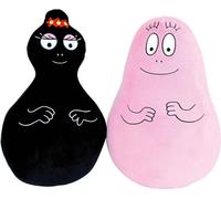 Peluches Barbapapa et Barbamama, Lot de 2 Coussins, JEMINI, 40 cm