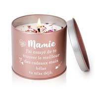Pelunaron Cadeau Mamie Grand Mere, Bougie Parfumée 9oz à la Lavande | Cadeau Anniversaire Noel Mamie, Cadeau Fetes des Grand Mere, Idee Cadeaux Fête des Grand Mère Mamie Original