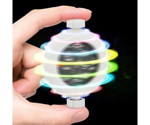 PEMENOL Toupie lumineuse à souder - Kit de construction à faire soi-même - Multicolore - RVB - Main silencieuse - Kit électronique - Pour adultes et débutants