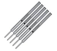 Pen Savings Monteverde Lot de 5 recharges pour stylo roller compatibles avec stylos Cross Pens, C22, pointe fine (noir)