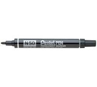 Pen-Tip Pentel N50 Round Black 1,5-3 mm | 12 pièces