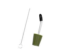 PENCHEAK Bec verseur en silicone de qualité alimentaire avec acier | Adaptateur flexible avec long tuyau en acier inoxydable pour une profondeur d'eau facile et un versement précis en camping