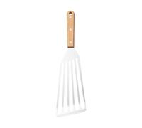 PENCHEAK Cuisine multifonction en acier inoxydable, poignée en bois, taille | Poignée ergonomique pour une cuisson facile, et facile à nettoyer dans la cuisine pour retourner le poisson