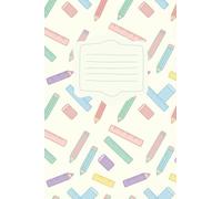 Pencil Notebook: Colorful Pencils Design Cover | Lined Notebook 100 Pages | Large Format 11.54 x 7.68 Inches | Journal for Notes, Writing and School