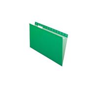 Pendaflex Dossiers suspendus renforcés, format légal, vert vif, coupe 1/5, 25/BX (4153 1/5 BGR)