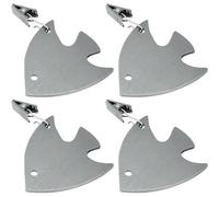 Pendeloques nappe inox - Lot de 4 - motifs aléatoires
