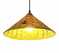 Pendentif chapeau de paille en bambou abat-jour en bambou plafonnier lustre plafonnier style vietnamien pour salle à manger, restaurant, café, comptoir de bar