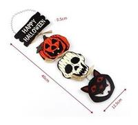 Pendentif de Halloween Citrouille Zombies Cat 40x2.5x0.5cm G