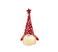Pendentif de Noël suspendu - poupée en peluche Tomte, elfe nordique éclairé avec lumière LED pour décoration