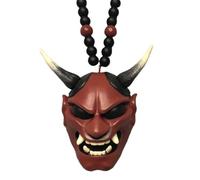 Pendentif De Voiture Avec Casque De Samouraï Japonais, Protection Faciale, Masque De Samouraï Kabuto, Rétroviseur De Voiture, Jouets D'halloween