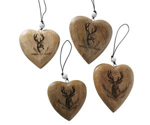 Pendentif décoratif LivingActive Rudolf set de 2 pièces Visée droite