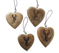 Pendentif décoratif LivingActive Rudolf set de 2 pièces Visée latérale