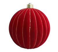 Pendentif en Peluche à Suspendre pour Festival, Ligne dorée, Boule de Velours de Citrouille pour la décoration de Noël Domestique et Commerciale en Options de 15 à 30 cm, Ornement velouté Doux