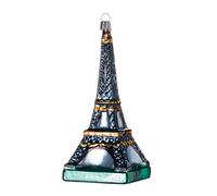 Pendentif pour arbre de Noël Tour Eiffel Weihnachtsland multicolore, 7.5x16x7.5 cm