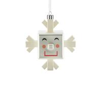 Pendentif pour sapin de Noël Flocon de neige Snowray Alessi, Designer Massimo Giacon, Marcello Jori, 10x10.2x6 cm