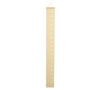 Pendentif Toise Décoratif 1pc en Toile et Bois pour Chambre Garçon Fille | Rouleau à Suspendre Corde, Surface Inscriptible, Étanche, pour Porte et Vitrine