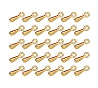 Pendentifs Goutte en Alliage Doré pour Bijoux DIY 2x7mm, 1000 Pièces