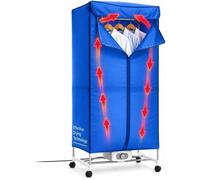 Penderie Chauffante - Séchoir à linge électrique portatif - Etendoir Chauffant - 1200 W - Housse amovible - Silencieux