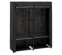 Penderie Double 1 Étagère Dressy 140cm Noir