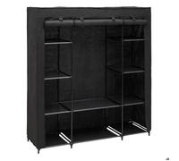 Paris Prix – Penderie Dressy rectangulaire 155x165 cm noir – 5five
