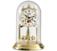 Pendule 400 jours à quartz Bayard cadran 3 roses 22 cm