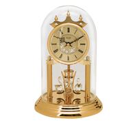 Pendule 400 jours balancier cygnes en cristal Bayard