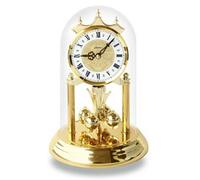 Pendule 400 jours en métal doré 23 cm chiffres romains sonnerie Westminster