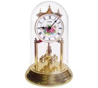 Pendule 400 jours sous cloche fleur rose 23 cm