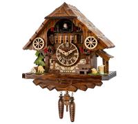 Pendule à coucou à quartz Maison de Forêt Noire avec musique