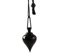 Pendule Bois Goutte Buis Teinté Noir (radiesthesie)