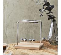 Home deco factory – Pendule de Newton – Déco Hypnotique – 15 cm – Gris