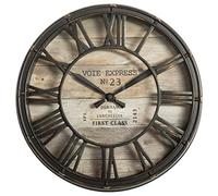 Atmosphera Horloge à poser Vintage Express Marron 21 cm