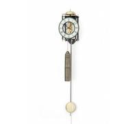 Pendule murale mécanique squelette cadran blanc