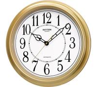 Pendule murale ronde en bois à sonnerie Westminster aiguilles de style couleur : Style noyer