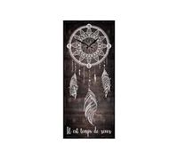 Pendule rectangulaire Boho 70 cm