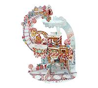 Pendule SANTORO, Carte De Vœux Pop-Up 3D De Noël - Train En Pain D'Épice - Pour Elle, Pour Les Enfants, Pour La Famille, Noël