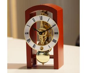 Pendule SKELETON rouge (23015-360721)